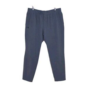 Under Armour Jogger Pants Mens XXL Gray Pockets Stretch Drawstrings Athleisure